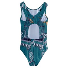 Kids  Cut-Out Back One Piece Swimsuit 