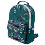 Slytherin Pattern Flap Pocket Backpack (Small)
