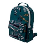 Slytherin Pattern Flap Pocket Backpack (Large)