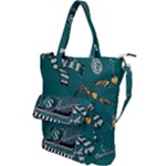 Slytherin Pattern Shoulder Tote Bag