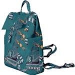 Slytherin Pattern Buckle Everyday Backpack