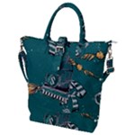 Slytherin Pattern Buckle Top Tote Bag