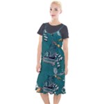 Slytherin Pattern Camis Fishtail Dress