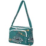 Slytherin Pattern Front Pocket Crossbody Bag
