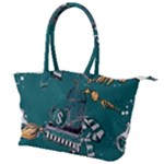 Slytherin Pattern Canvas Shoulder Bag