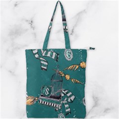 Double Zip Up Tote Bag 
