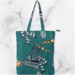 Slytherin Pattern Double Zip Up Tote Bag