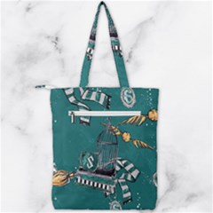 Double Zip Up Tote Bag 