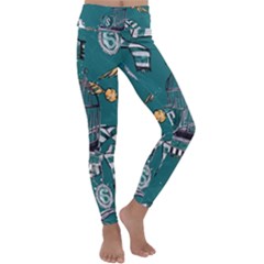 Kids  Lightweight Velour Classic Yoga Leggings 