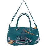 Slytherin Pattern Removal Strap Handbag