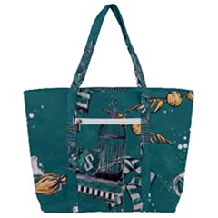 Zip Up Canvas Bag 
