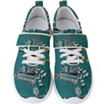 Slytherin Pattern Men s Velcro Strap Shoes