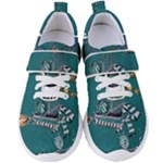 Slytherin Pattern Women s Velcro Strap Shoes