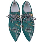 Slytherin Pattern Pointed Oxford Shoes