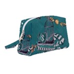 Slytherin Pattern Wristlet Pouch Bag (Medium)