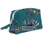 Slytherin Pattern Wristlet Pouch Bag (Large)