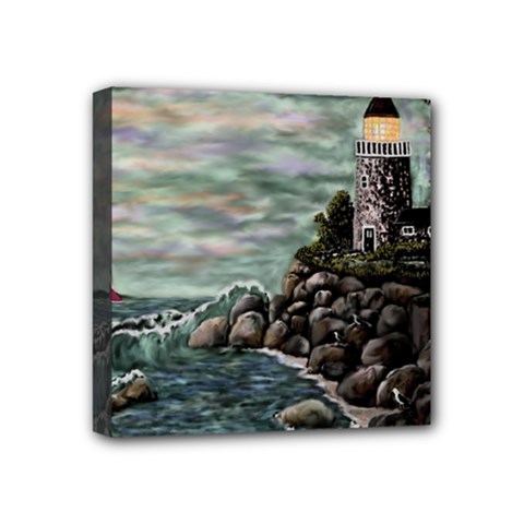 Masons s Point Mini Canvas 4  x 4  (Stretched) from ArtsNow.com