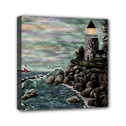 Masons s Point Mini Canvas 6  x 6  (Stretched) from ArtsNow.com