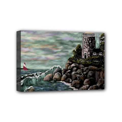 Masons s Point Mini Canvas 6  x 4  (Stretched) from ArtsNow.com