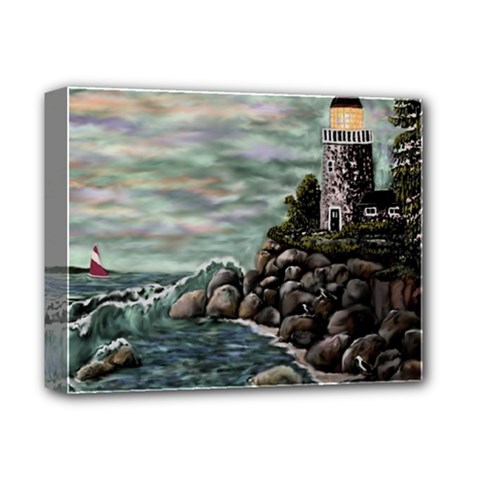 Masons s Point Deluxe Canvas 14  x 11  (Stretched) from ArtsNow.com