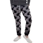 Black Cats On Gray Men s Jogger Sweatpants