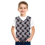 Black Cats On Gray Kids  SportsWear