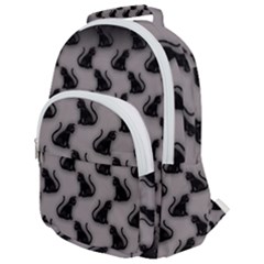 Rounded Multi Pocket Backpack 
