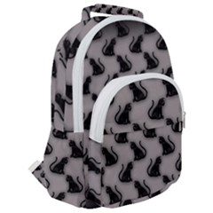 Rounded Multi Pocket Backpack 