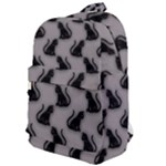 Black Cats On Gray Classic Backpack