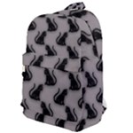 Black Cats On Gray Classic Backpack