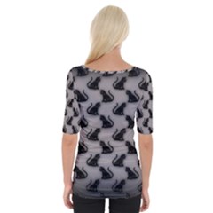 Wide Neckline T-Shirt 