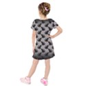 Kids  Short Sleeve Velvet Dress 