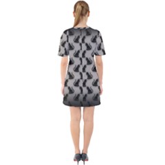 Sixties Short Sleeve Mini Dress 