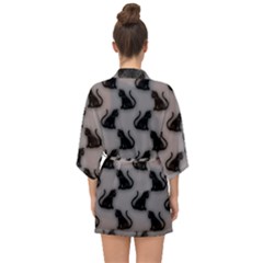 Half Sleeve Chiffon Kimono 