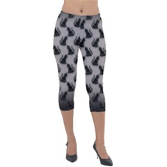 Lightweight Velour Capri Leggings  