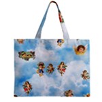 clouds angel cherubs  Zipper Mini Tote Bag