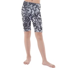Kids  Mid Length Swim Shorts 