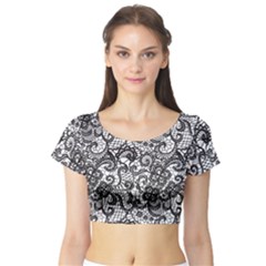 Short Sleeve Crop Top 