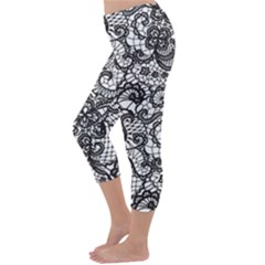 Capri Winter Leggings Back Capri Winter Leggings Back