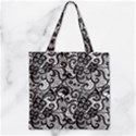 Zipper Grocery Tote Bag 