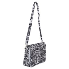 Shoulder Bag with Back Zipper 