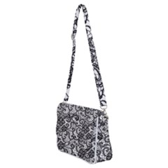 Shoulder Bag with Back Zipper 