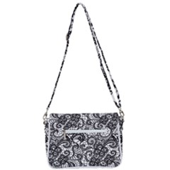 Shoulder Bag with Back Zipper 