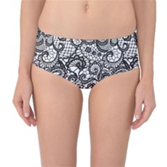 Mid-Waist Bikini Bottoms 