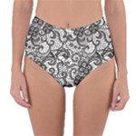 Encaje Reversible High-Waist Bikini Bottoms