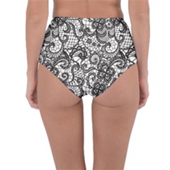 Reversible High-Waist Bikini Bottoms 