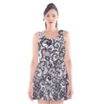 Encaje Scoop Neck Skater Dress