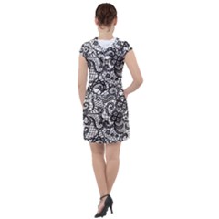 Drawstring Hooded Dress 
