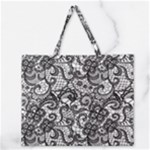 Encaje Zipper Large Tote Bag