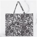 Zipper Large Tote Bag 